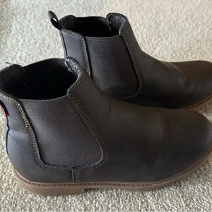 Brown Levi Slip-On Boots